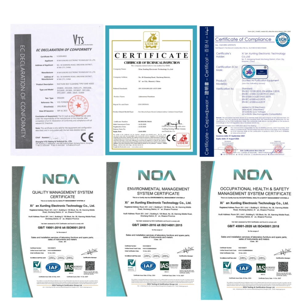 Ductless Fume Extractor Certificate